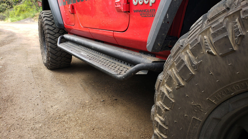 Load image into Gallery viewer, Go Rhino Dominator Extreme D1 Side Steps - Tex Blk - 68in
