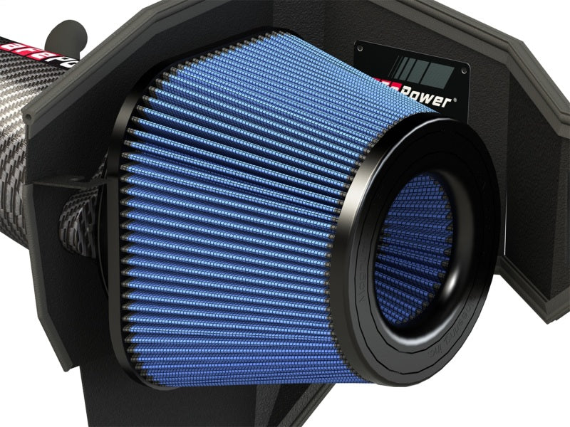 Load image into Gallery viewer, aFe MagnumFORCE Carbon Fiber Intake Stage-2 Pro 5R 11-17 Dodge Challenger/Charger SRT-8 V8 6.4L
