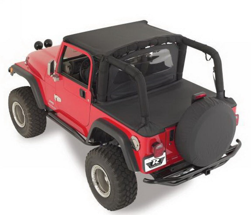 Load image into Gallery viewer, Rampage 1992-1995 Jeep Wrangler(YJ) Tonneau Cover - Black Denim
