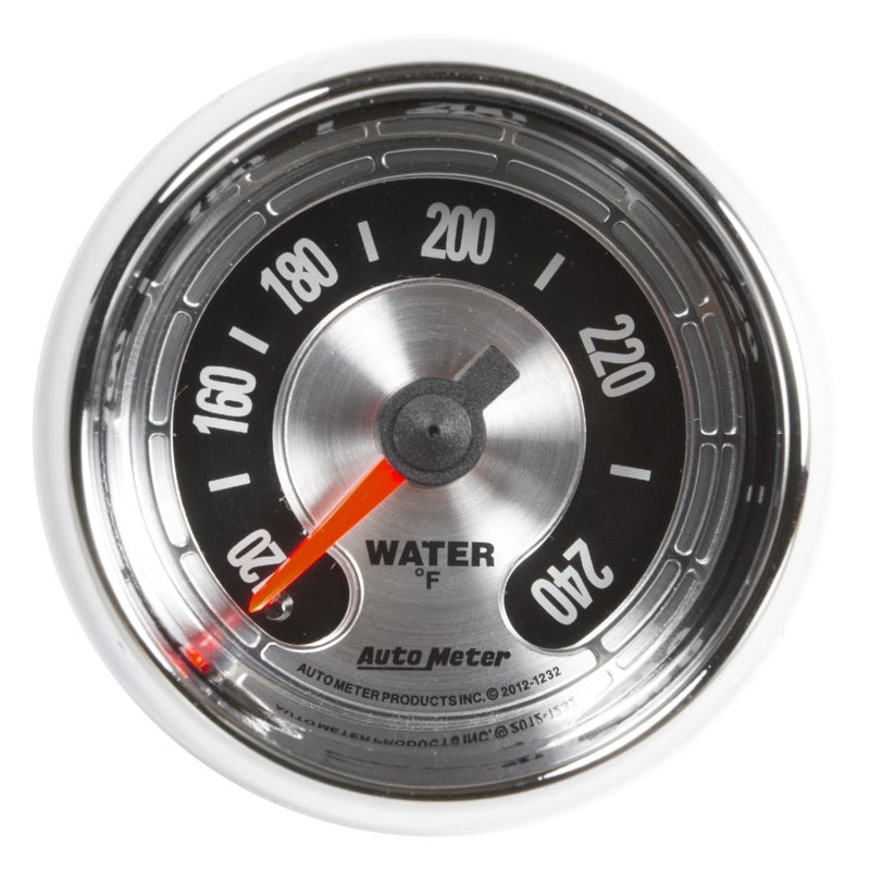Load image into Gallery viewer, Autometer American Muscle 52mm 240 Deg F Water Temp Gauge
