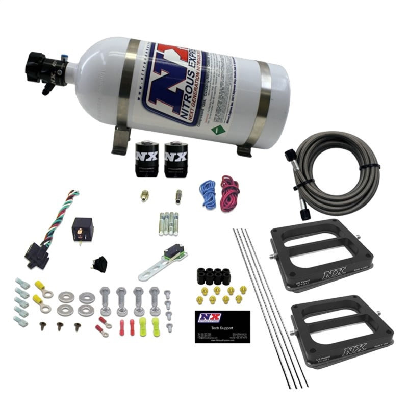 Load image into Gallery viewer, Nitrous Express Dual/Dominator/Alcohol Nitrous Kit (50-300HP) w/10lb Bottle
