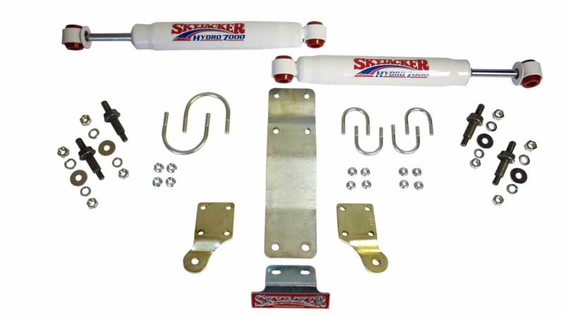 Load image into Gallery viewer, Skyjacker 2007-2017 Jeep Wrangler (JK/JKU) (Use w/ JK717TR) Dual Steering Damper Kit w/ Hydro 7000
