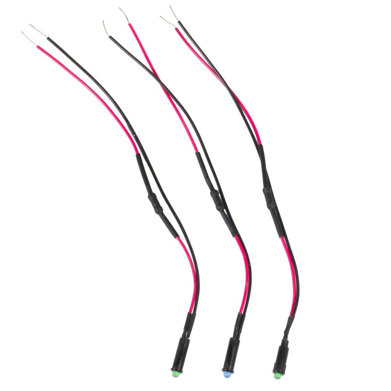 Load image into Gallery viewer, Autometer LED Indicator Light Kit 5/32in. (2 Green, 1 Blue)
