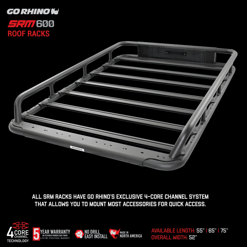 Load image into Gallery viewer, Go Rhino SRM600 Series Tubular Rack - 75in
