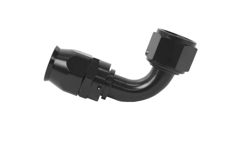Load image into Gallery viewer, Aeromotive PTFE Hose End - AN-12 - 90 Deg - Black Anodized
