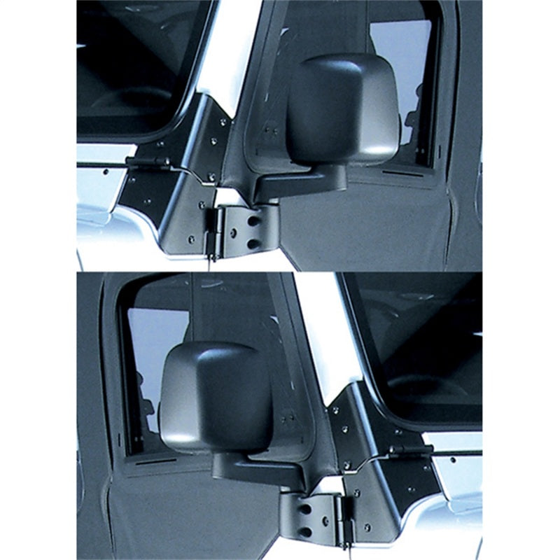 Load image into Gallery viewer, Omix Door Mirror Kit Black- 87-06 Jeep Wrangler
