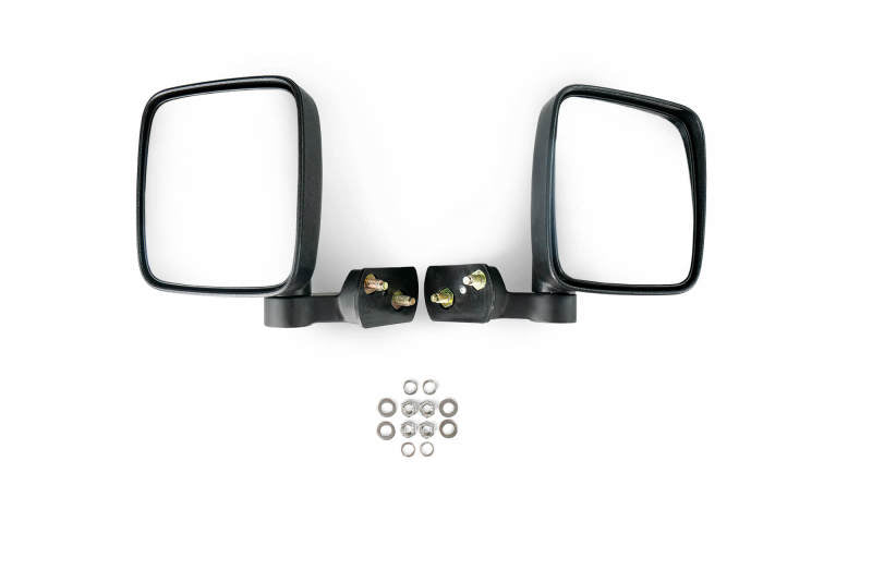 Load image into Gallery viewer, DV8 18-22 Jeep 4 Door JL/JT Aluminum Half Doors with Perforated Mesh Front
