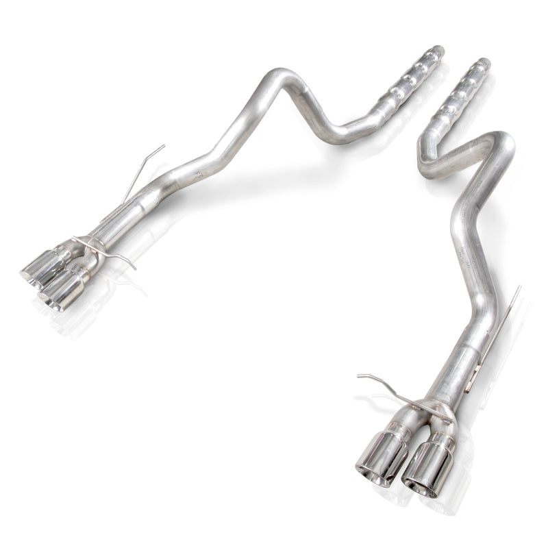 Load image into Gallery viewer, Stainless Works 2013-14 Ford Shelby GT500 3in Catback Retro Chambered Mufflers Resonator Delete
