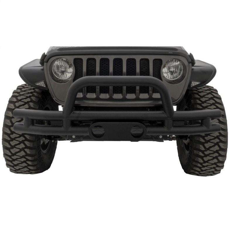 Load image into Gallery viewer, Rampage 2007-2018 Jeep Wrangler(JK) Double Tube Bumper Front - Black
