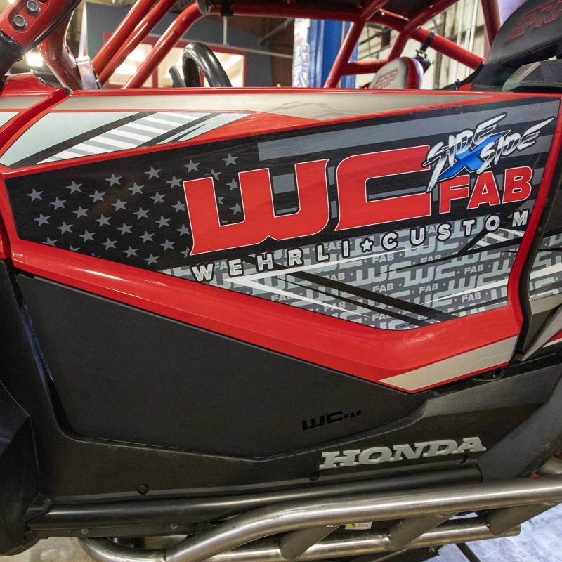 Load image into Gallery viewer, Wehrli 2019+ Honda Talon 1000X/R Front Lower Door Kit - Semi-Gloss Black
