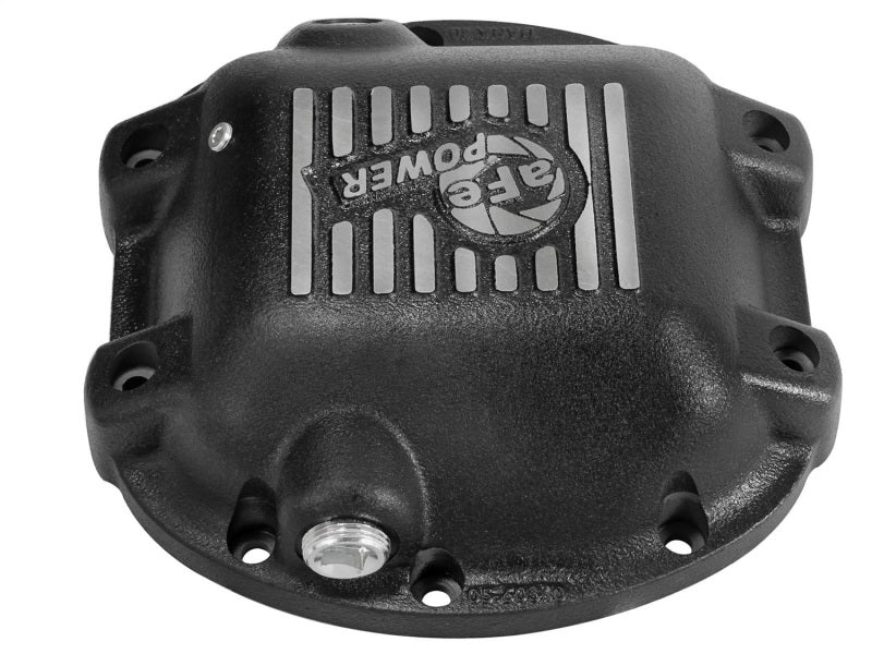 Load image into Gallery viewer, aFe Power Differential Cover Machined Fins 97-15 Jeep Dana 30 w/ 75W-90 Gear Oil 2 QT
