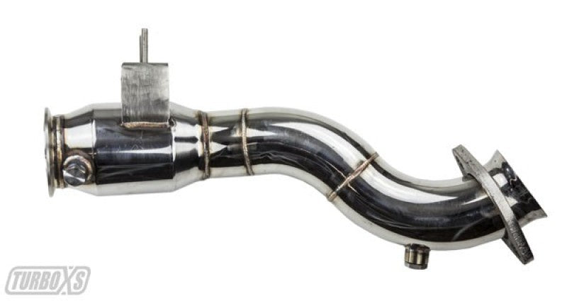 Load image into Gallery viewer, Turbo XS 2015+ Ford Mustang Ecoboost Downpipe w/ High Flow Catalytic Converter

