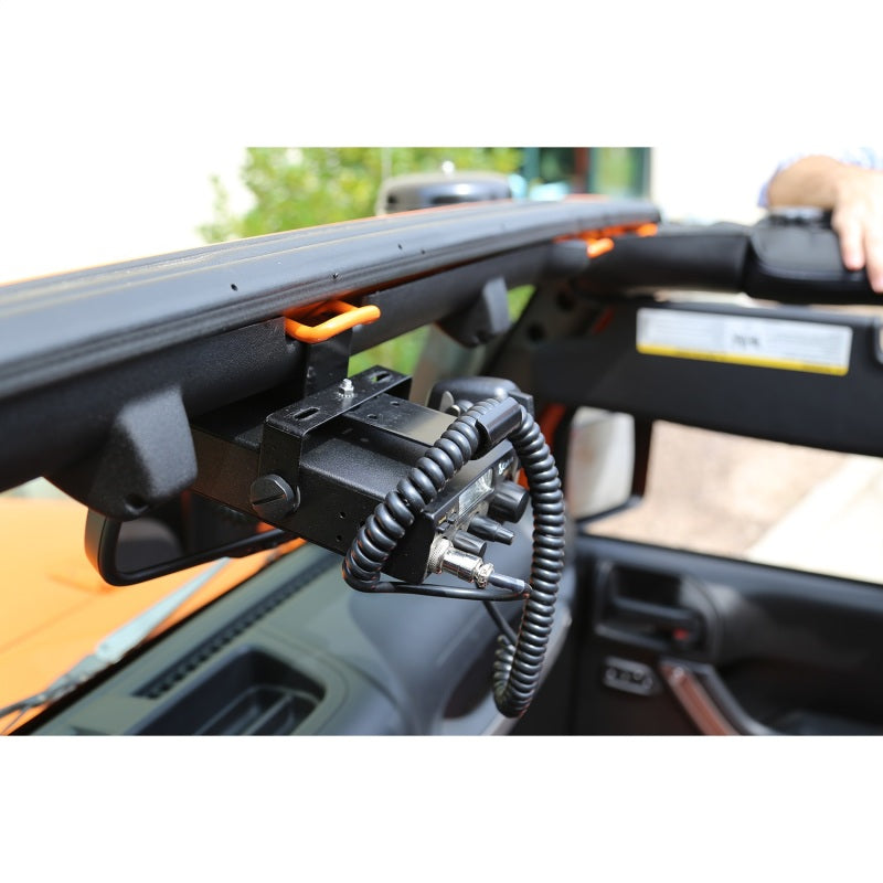Load image into Gallery viewer, Rugged Ridge CB Radio Mount 07-18 Jeep Wrangler JK
