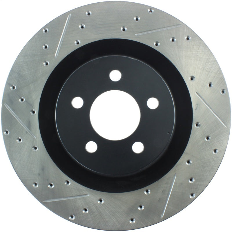 Load image into Gallery viewer, StopTech SportStop 06-09 Chrysler SRT-8 Front Right Drilled &amp; Slotted Rotor
