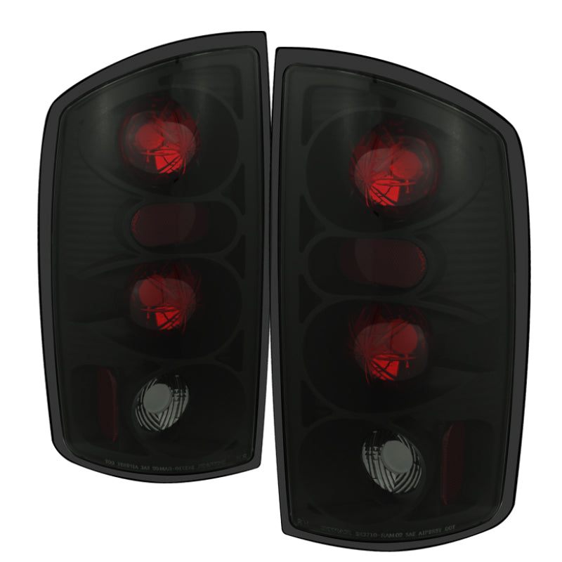 Load image into Gallery viewer, Spyder Dodge Ram 02-06 1500/Ram 2500/3500 03-06 Euro Style Tail Lights Black Smoke ALT-YD-DRAM02-BSM
