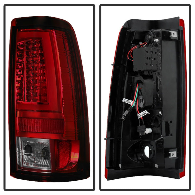 Load image into Gallery viewer, Spyder Chevy Silverado 1500/2500 03-06 Version 2 LED Tail Lights - Red Smoke ALT-YD-CS03V2-LED-RS
