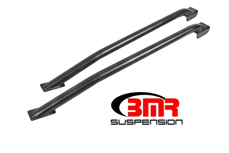 Load image into Gallery viewer, BMR 79-04 Fox Mustang Hardtop Only Weld-On Boxed STD. Subframe Connectors - Black Hammertone
