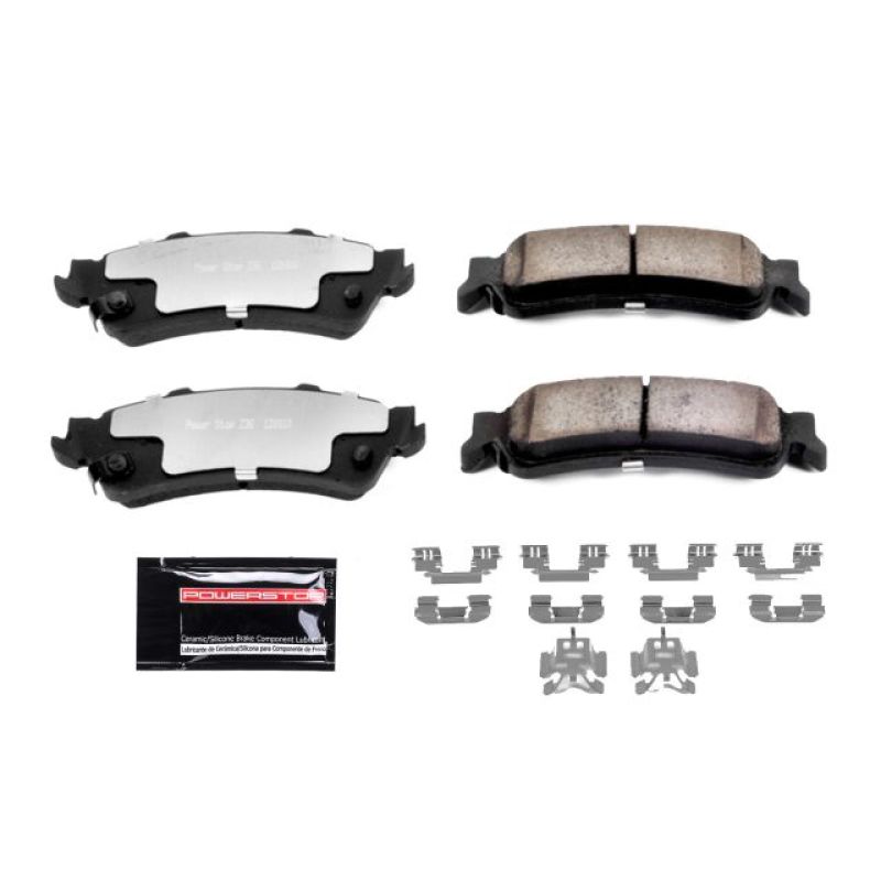 Load image into Gallery viewer, Power Stop 00-05 Cadillac DeVille Rear Z36 Truck &amp; Tow Brake Pads w/Hardware
