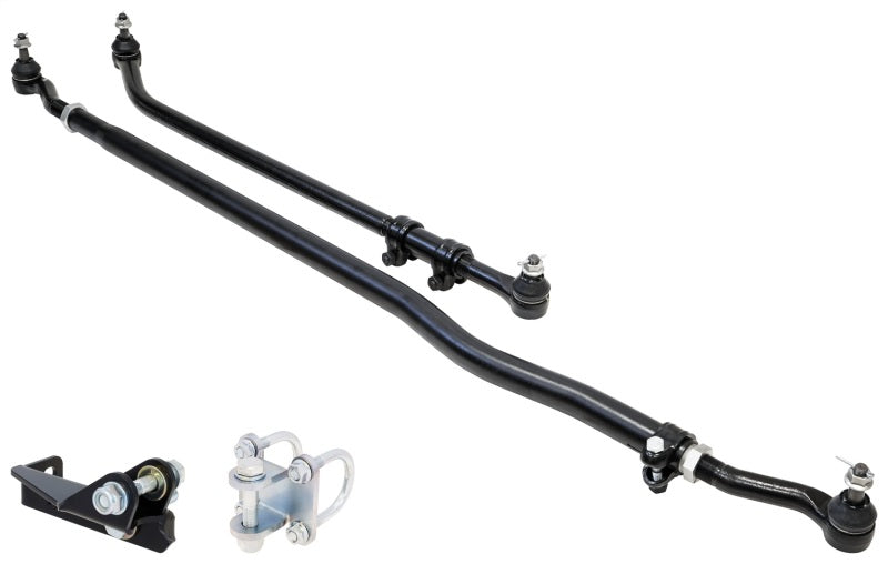 Load image into Gallery viewer, RockJock JL/JT Currectlync Steering System Forged Drag Link 42mm Tie Rod Tube w/Stabilizer Brackets
