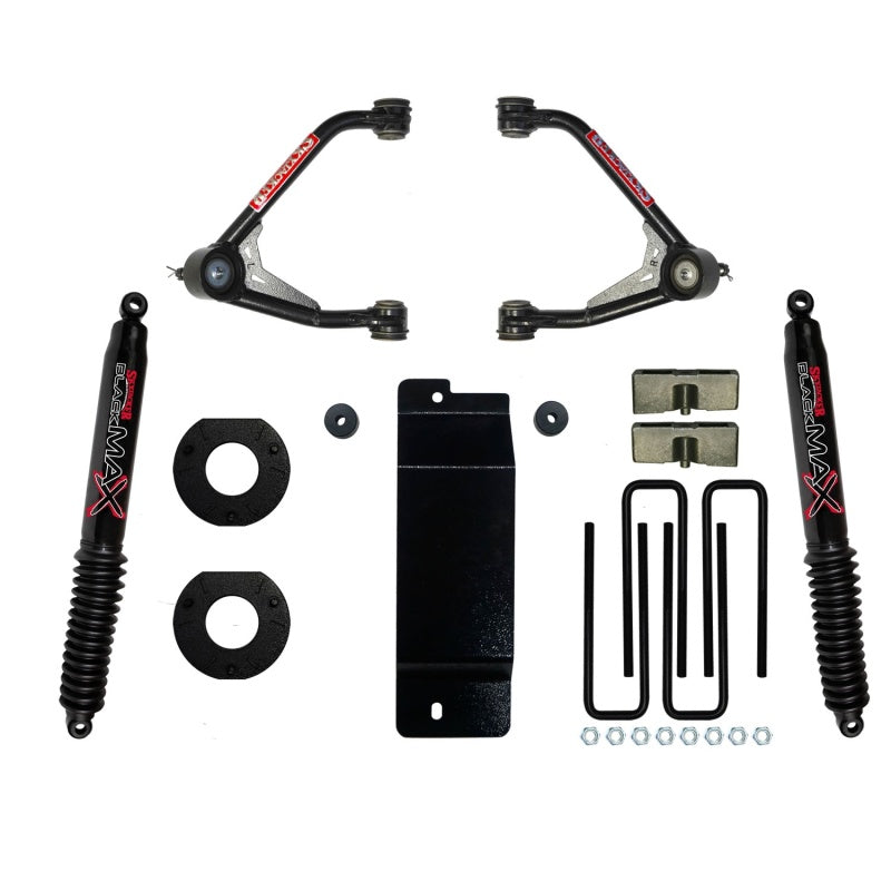Load image into Gallery viewer, Skyjacker 2014-2016 GM 1500 4WD (w/Cast UCA) 3.5-4in UCA Lift Kit w/Rear Black Max B8500 Shocks
