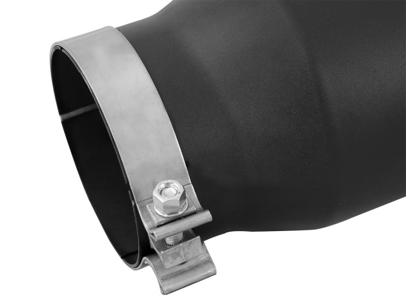 Load image into Gallery viewer, aFe POWER MACH Force-Xp 5in 304 Stainless Steel Exhaust Tip 5In x 7Out x15Lin Bolt-On Right-Blk

