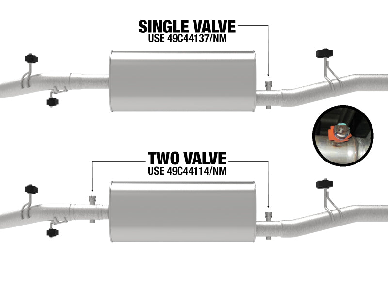 Load image into Gallery viewer, aFe 20-21 GM Trucks (V8-6.2L) 409 Stainless Steel Muffler Upgrade Pipe
