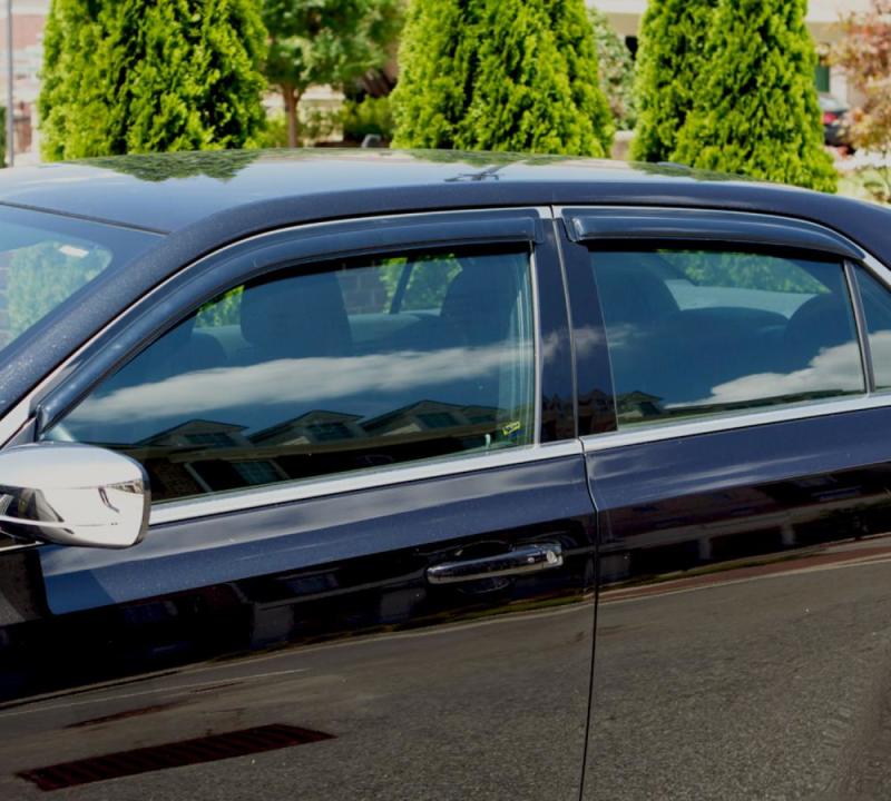 Load image into Gallery viewer, AVS 15-18 Chevy Colorado Crew Cab Ventvisor Outside Mount Window Deflectors 4pc - Smoke
