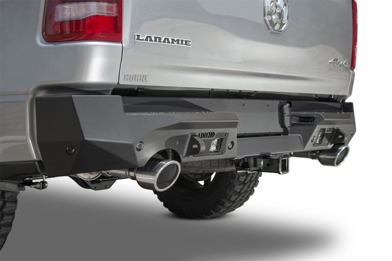 Load image into Gallery viewer, Addictive Desert Designs 2019 Ram 1500 Hammer Stealth Fighter Rear Bumper w/ 6 Sensor Cutouts
