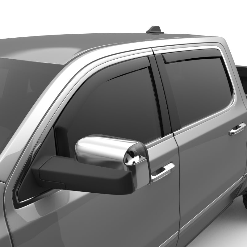 Load image into Gallery viewer, EGR 19-23 Ram 1500 In-Channel Window Visors Front/Rear Set Matte Black Crew Cab
