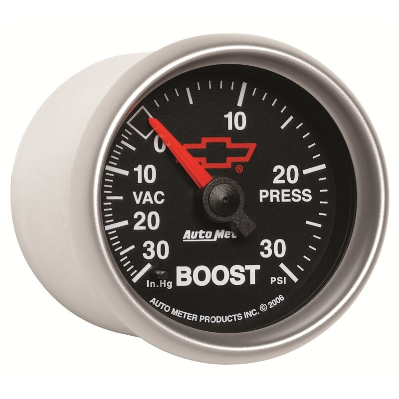 Load image into Gallery viewer, Autometer Sport-Comp II GM 52mm 30 PSI Mechanical Boost Vacuum Gauge
