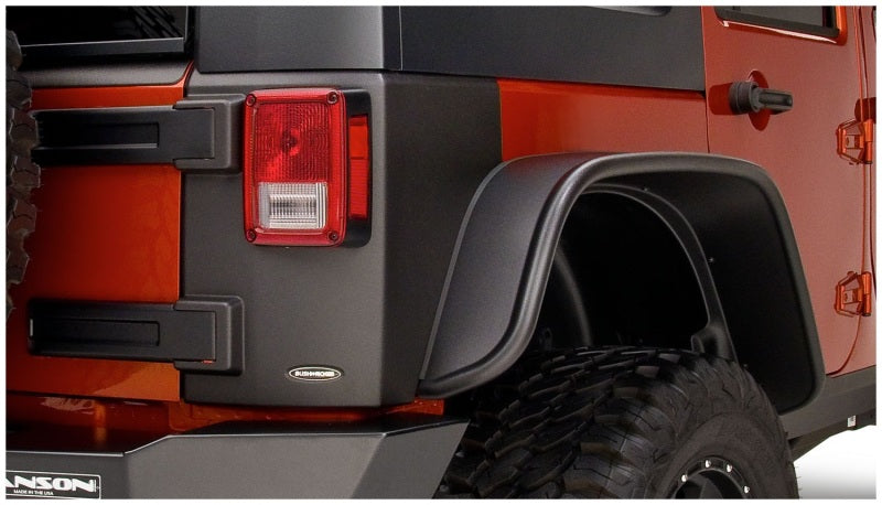 Load image into Gallery viewer, Bushwacker 07-18 Jeep Wrangler Trail Armor Rear Corners - Black
