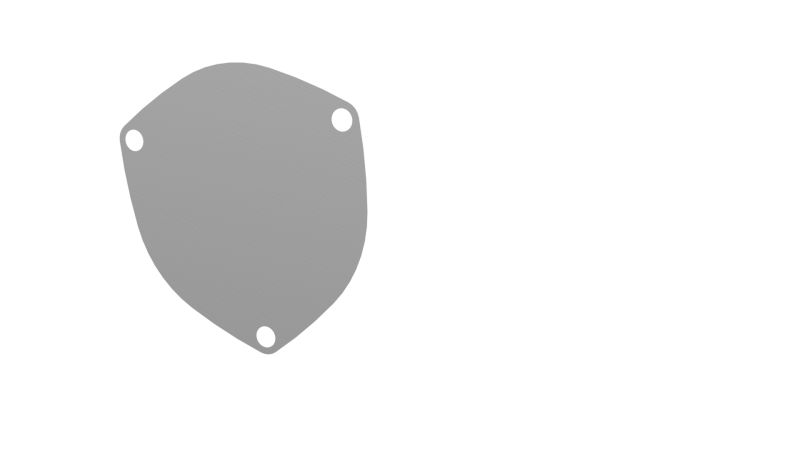 Load image into Gallery viewer, QTP 4in Bolt-On QTEC 3 Bolt Cover Plate
