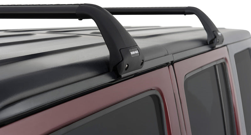 Load image into Gallery viewer, Rhino-Rack 07-22 Jeep Wrangler JK/JL 4 Door Hard Top Vortex SG 2 Bar Roof Rack - Black
