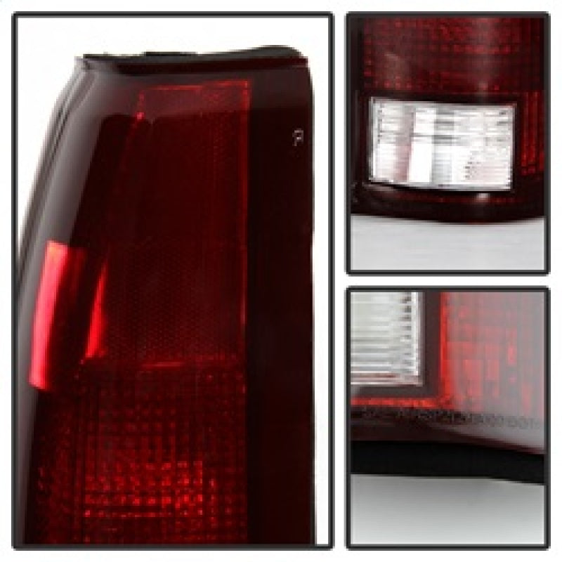 Load image into Gallery viewer, xTune Chevy/GMC C1500/C2500/C3500 88-01 OEM Style Tail Light - Red Smoked ALT-JH-CCK88-OE-RSM
