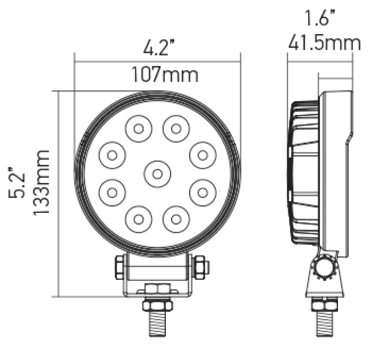Load image into Gallery viewer, Hella ValueFit Work Light 5RD 1.0 LED MV CR LT
