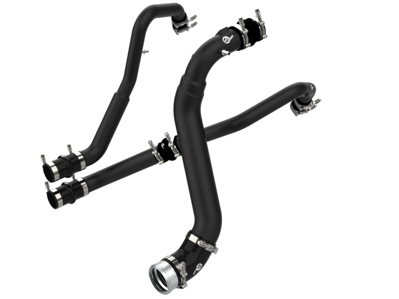 Load image into Gallery viewer, aFe Bladerunner Intercoolers I/C Tubes Hot/Cold 2021+ Ford F-150 V6-2.7L (tt) - Black
