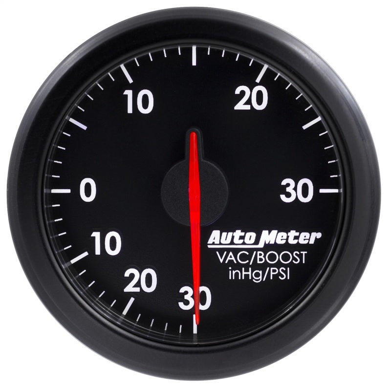 Load image into Gallery viewer, Autometer Airdrive 2-1/6in Boost/Vac Gauge 30in HG/30 PSI - Black
