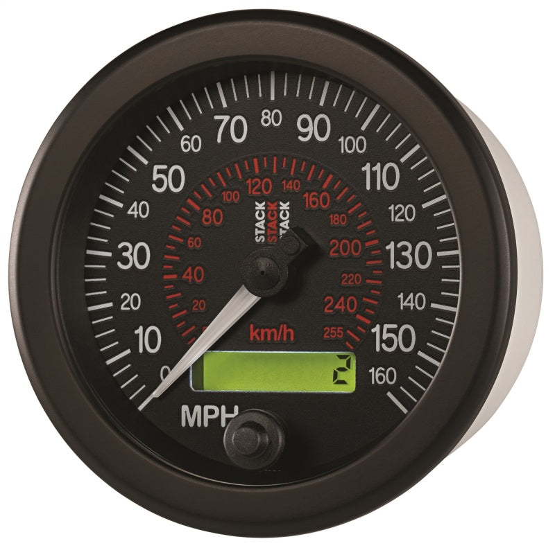 Load image into Gallery viewer, Autometer Stack Instruments 88MM 0-160 MPH / 260 KM/H Programmable Speedometer - Black
