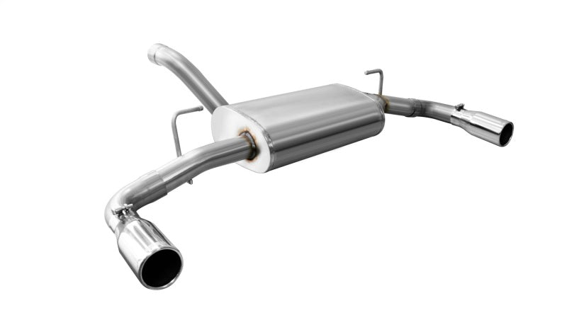 Load image into Gallery viewer, Corsa 2018-2025 Jeep Wrangler JL 2.5in Dual Rear Exit Polished Tips Sport Axle-Back Exhaust
