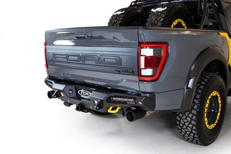 Load image into Gallery viewer, Addictive Desert Designs 21-22 Ford Raptor HoneyBadger Rear Bumper

