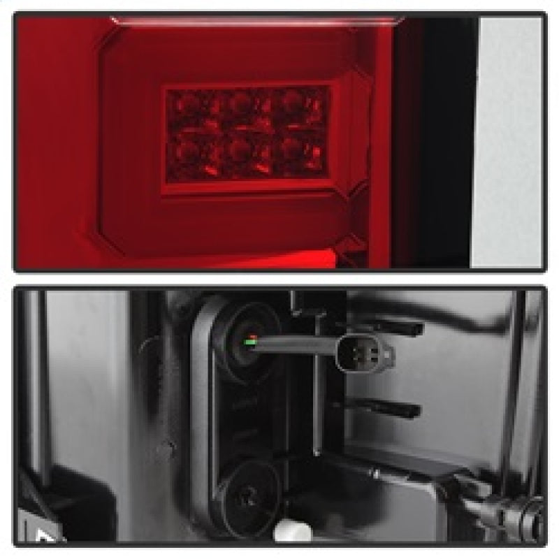 Load image into Gallery viewer, Spyder Chevy Silverado 2016-2017 Light Bar LED Tail Lights - Red Clear ALT-YD-CS16-LED-RC
