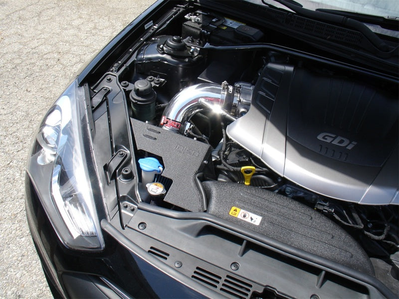 Load image into Gallery viewer, Injen 13 Hyundai Genesis Coupe  3.8L V6 Black Short Ram Intake w/ Heat Shield &amp; Cover
