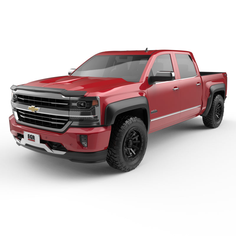 Load image into Gallery viewer, EGR 14+ Chev Silverado 5.8ft Bed Rugged Look Fender Flares - Set
