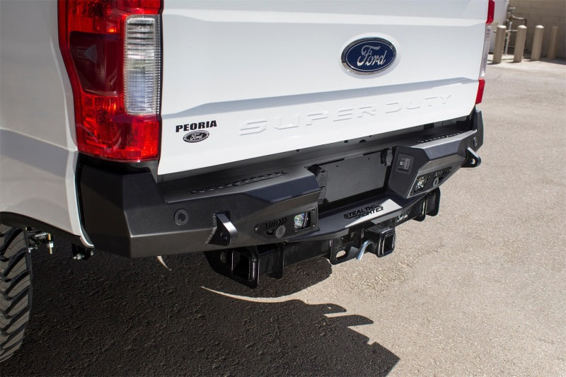 Load image into Gallery viewer, Addictive Desert Designs 17-18 Ford F-250 Raptor Stealth Fighter Rear Bumper w/ Backup Sensor Cutout
