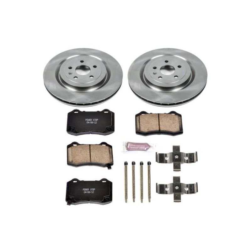 Load image into Gallery viewer, Power Stop 09-15 Cadillac CTS Rear Autospecialty Brake Kit

