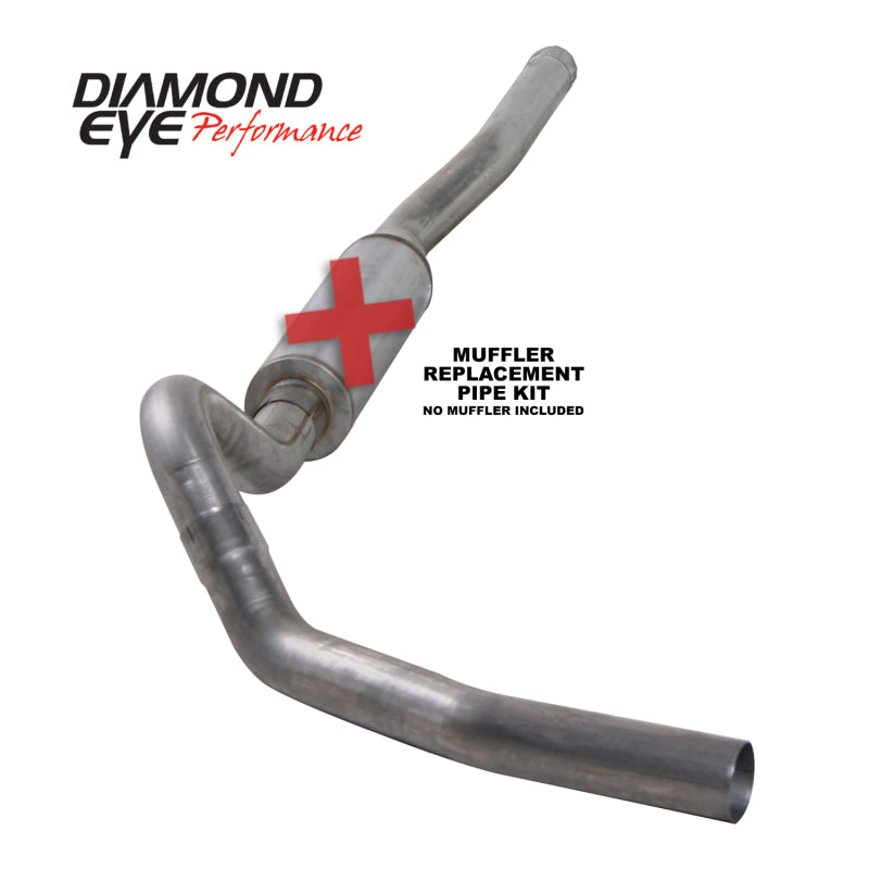 Load image into Gallery viewer, Diamond Eye KIT 4in Catback Single MFLR RPLCMENT PIPE SS CHEVY/GMC 6.6L 2500/3500 2006-2007.5
