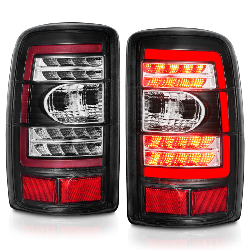 Load image into Gallery viewer, ANZO 2000-2006 Chevrolet Tahoe LED Tail Lights w/ Clear Lens Black Housing
