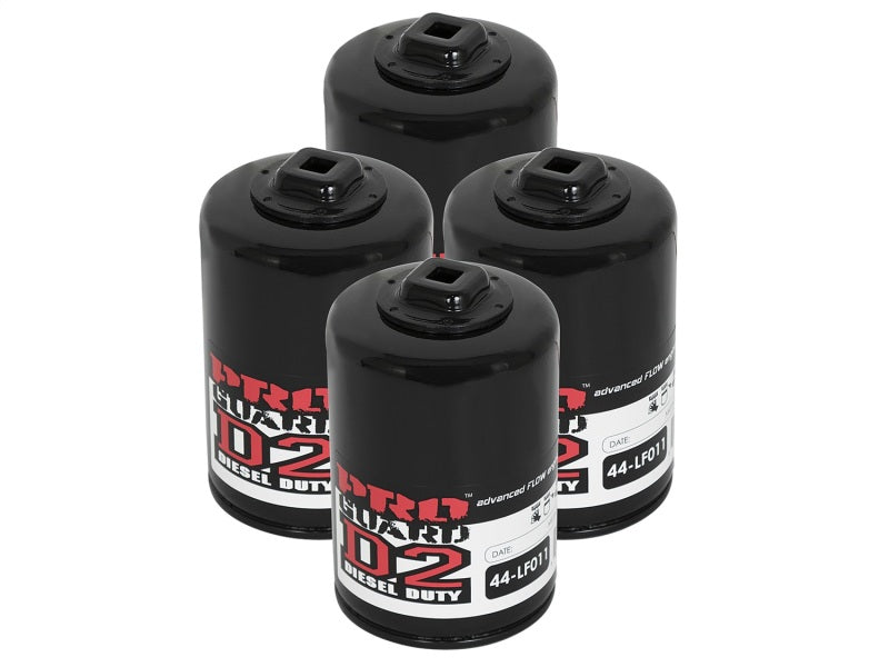Load image into Gallery viewer, aFe Pro GUARD D2 Oil Filter 99-05 GM Gas Trucks V8 4.8L/5.3L/6.0L (4 Pack)

