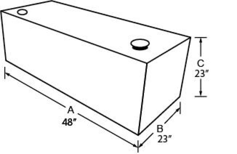 Load image into Gallery viewer, Tradesman Steel Rectangular Liquid Storage Tank (Full Size) - Black
