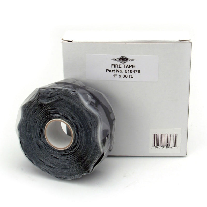 Load image into Gallery viewer, DEI Fire Tape 1in x 36ft Roll - Self Vulcanizing Tape - Black
